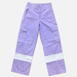 NEW LEVIS LAVENDER CARGO HIGH RISE PANTS